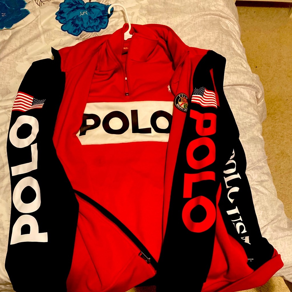 Polo By Ralph Lauren zip up shirts and vest ski